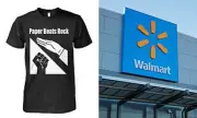 Walmart Removes 'Paper Beats Rock' Clothing After Nazi Salute Uproar
