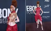Winnie Harlow Stuns in Daring Backless Gown at EBONY Power Gala Following Halloween Controversy