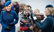 Zara Tindall Presents Champagne Prize at Rain-Hit Cheltenham Races