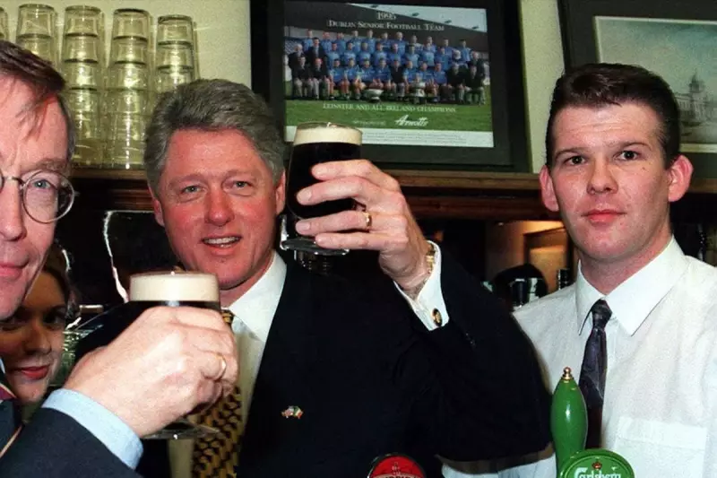 1995 Clinton Visit: White House Sought to Avoid Gerry Adams Handshake Photo