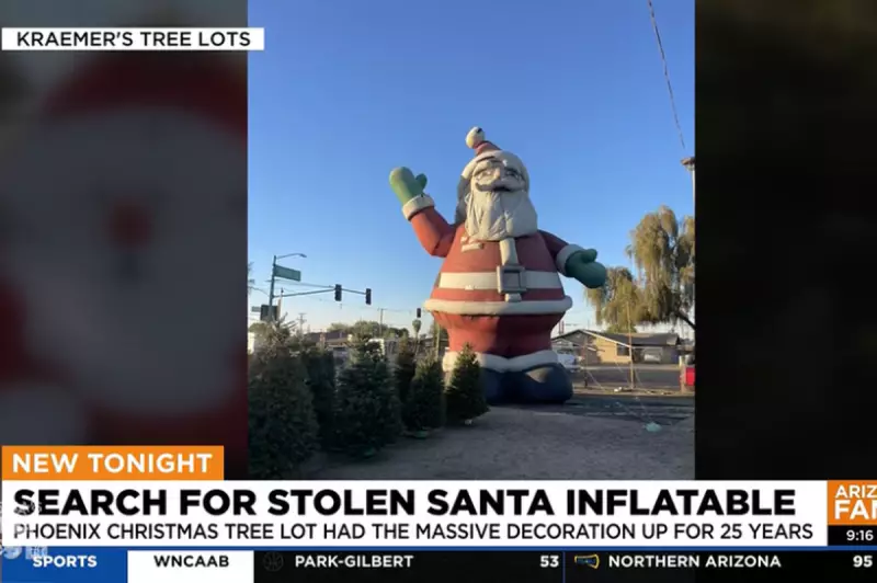 40-Foot Inflatable Santa Stolen from Phoenix Christmas Tree Farm