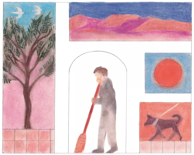 A Year Sweeping a Desert Sidewalk: One Man's Quest for Answers