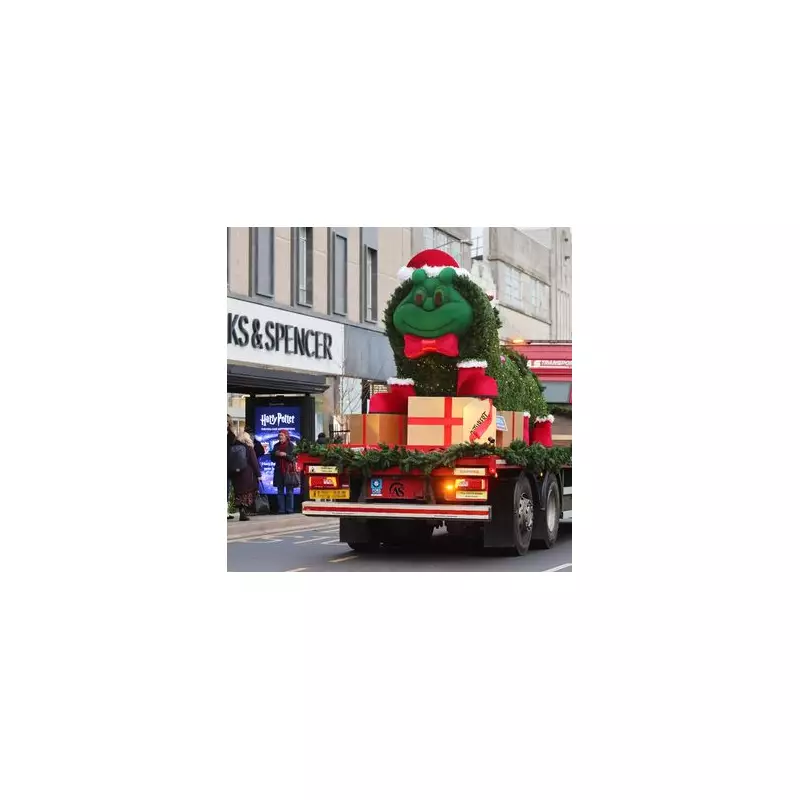 Aldi's 8ft Cuthbert Topiary Trolls M&S in Festive Caterpillar Cake Rivalry