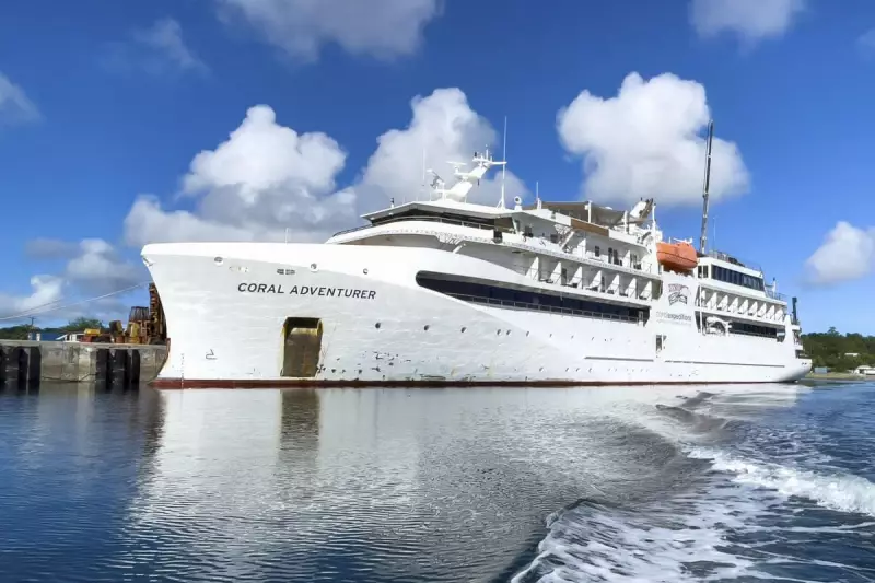 Australian Cruise Ship Coral Adventurer Detained in PNG After Grounding