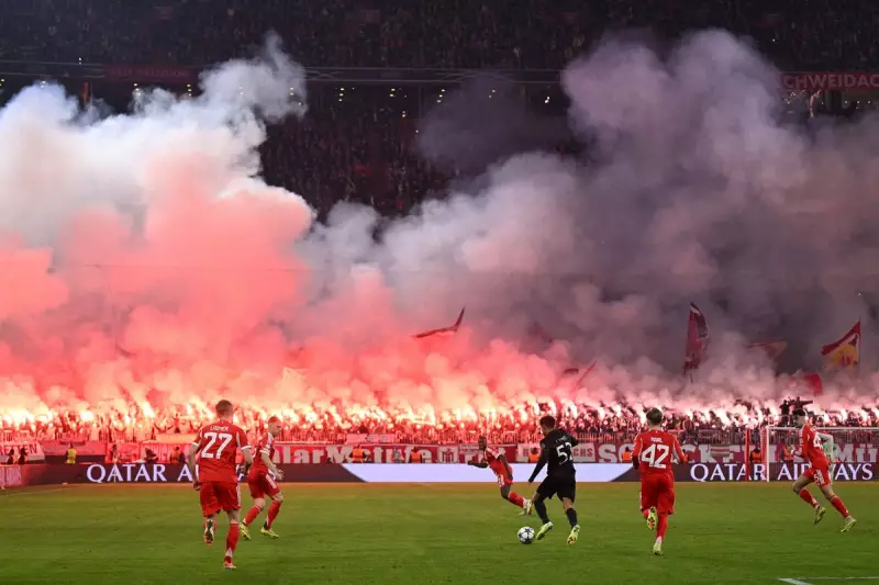 Bayern Munich fined £102k and face partial stadium closure after fan fireworks