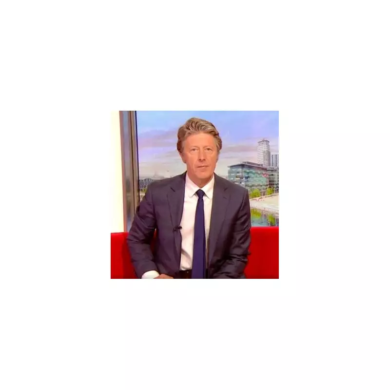 BBC Breakfast's Charlie Stayt forced to apologise after live sound glitch