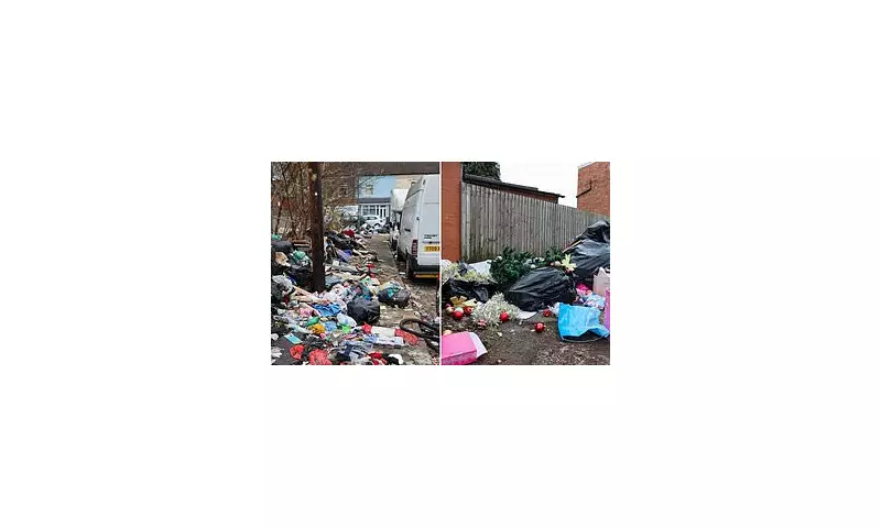 Birmingham's Festive Waste Crisis: Bin Strikes Leave Streets Piled High