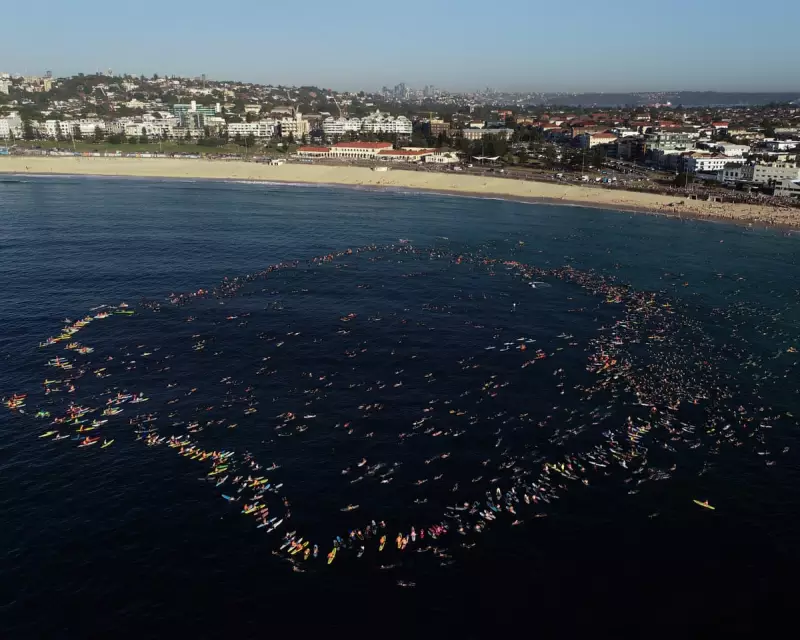 Bondi Paddle-Out: Hundreds Form Ocean Circle in Moving Tribute to Mass Shooting Victims