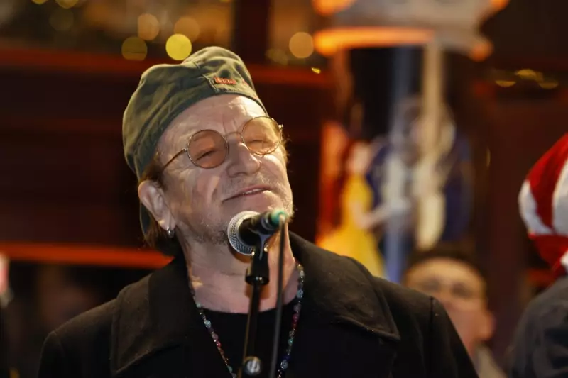 Bono Joins Dublin's 15th Annual Christmas Eve Busk for Charity