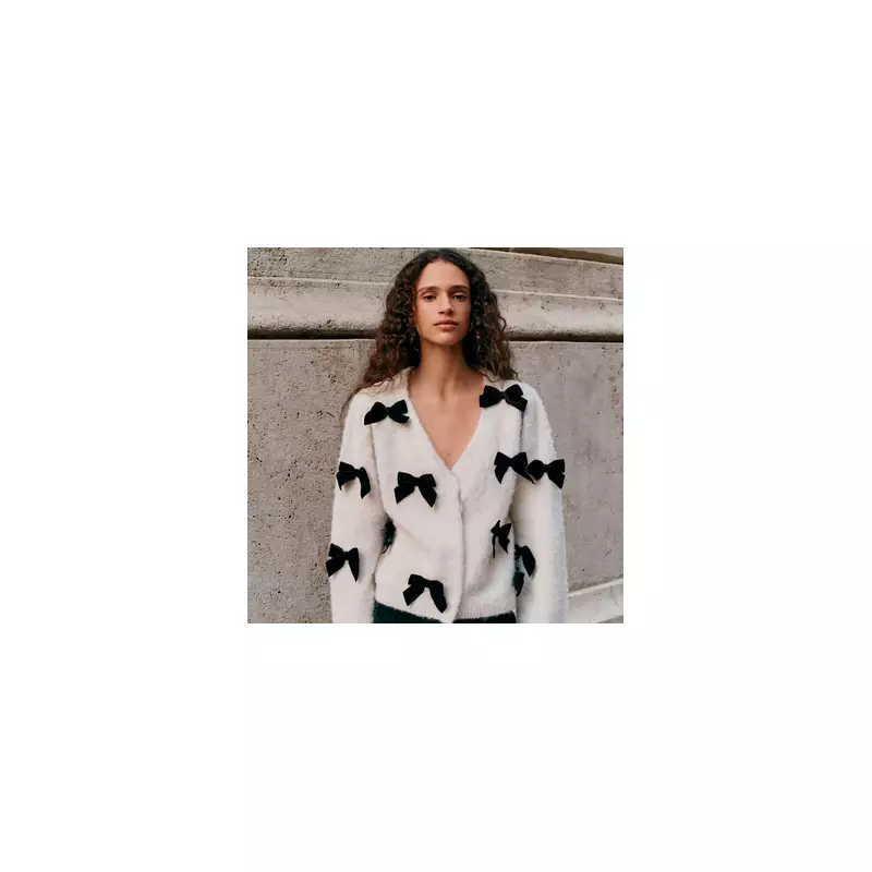 Bow Cardigans from Next, Roman & More: The Chic NYE Knitwear Trend