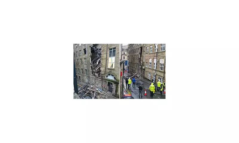 Bradford Building Collapse: Terrifying Moment Caught on Camera