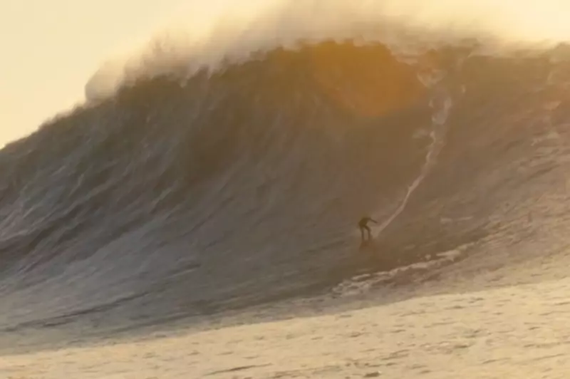 British Surfer Laura Crane Awaits World Record After Riding Giant Wave in Portugal