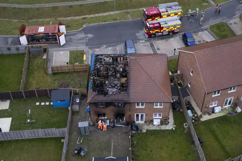Child Dies in Kent House Fire as Crews Extinguish Final Hotspots