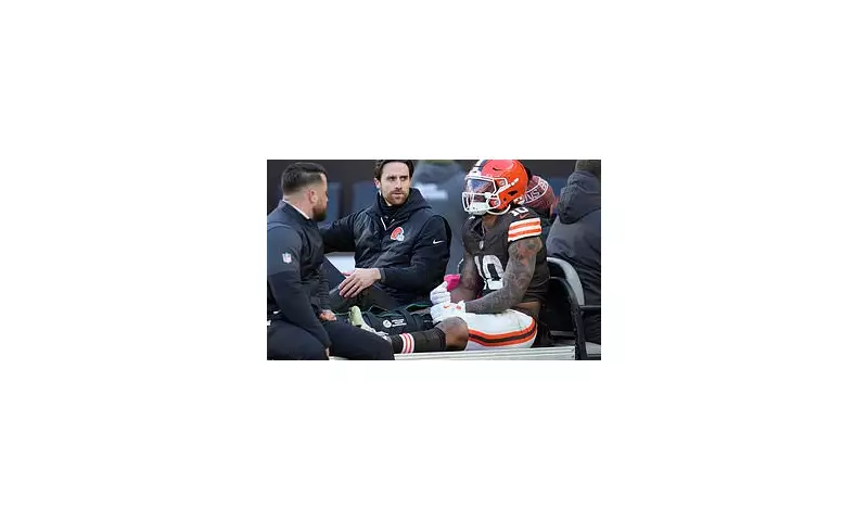 Cleveland Browns Rookie Quinshon Judkins Injured, Carted Off vs Bills