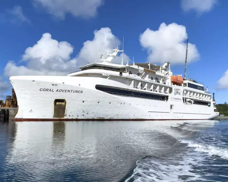 Cruise Ship Runs Aground in PNG After Leaving Passenger Behind