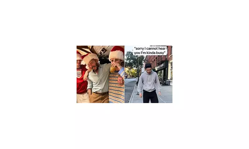 David Beckham's Festive Family Snaps Mask Brooklyn Feud as He Blocks Parents