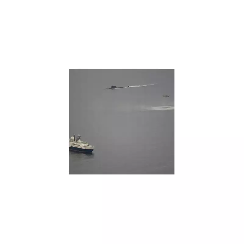 Declassified Image Reveals British Sub Surfacing Near Russian Spy Ship Yantar