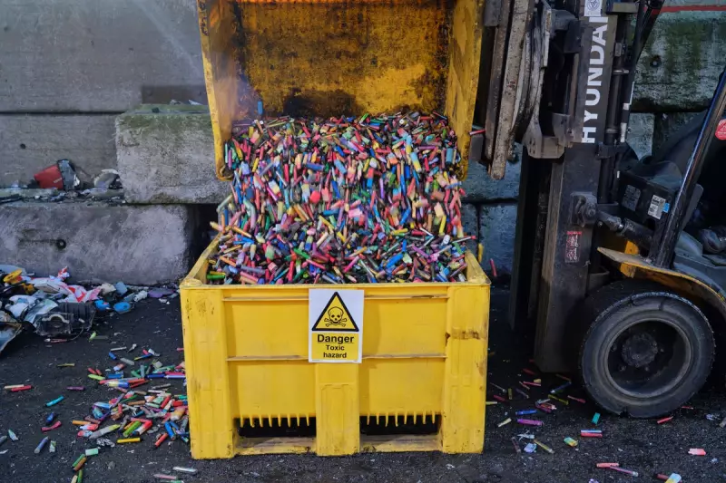 Disposable Vape Ban Fails to Stop 'One Fire a Day' at UK Waste Sites