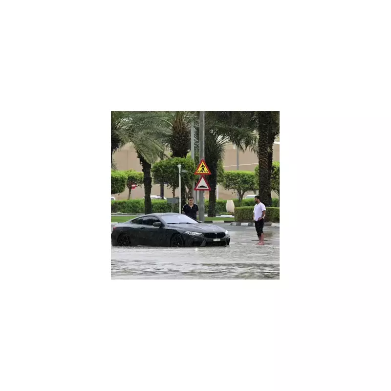 Dubai Floods: Record Rainfall Submerges Streets, Police Urge Stay Indoors