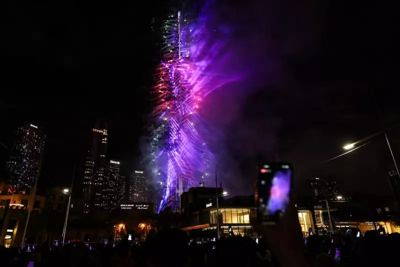 Dubai Welcomes 2026 with Spectacular Burj Khalifa Fireworks Display