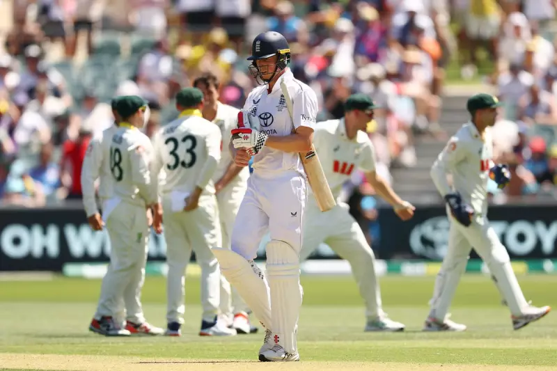 England's Ashes Hopes Fade After Adelaide Batting Collapse on Day Two