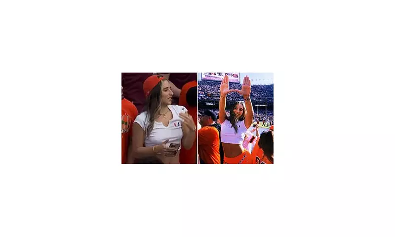 Ex-Adult Star Abella Danger Spotted at Miami's CFP Win, Sparks Social Media Frenzy
