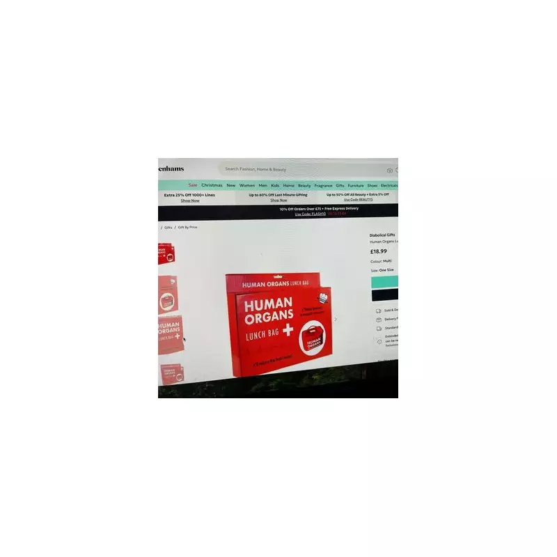 Families Outraged as 'Human Organ Lunch Bags' Sold for Christmas