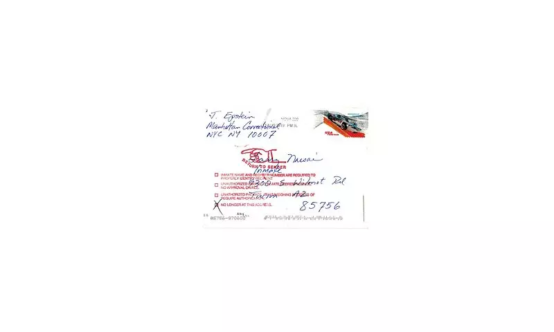 FBI Exposes Fake Epstein Postcard to Nassar as a Hoax