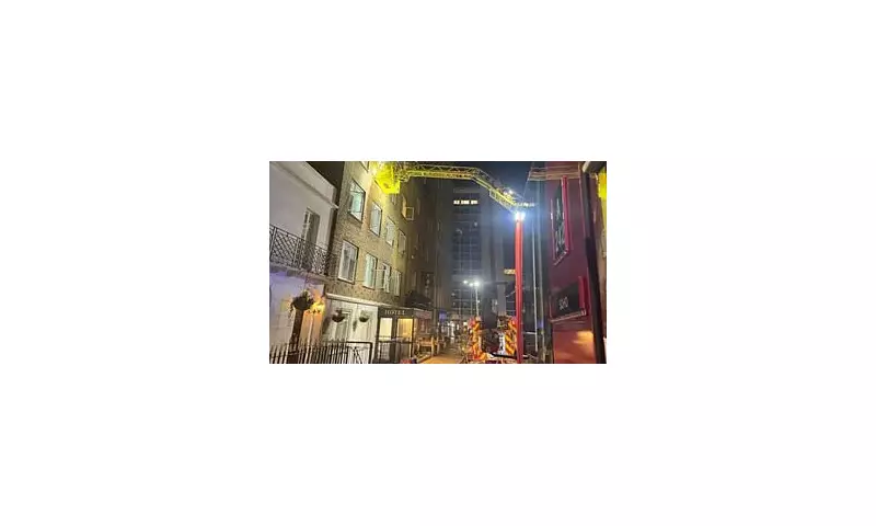 Four Rescued, 36 Evacuated in Central London Hotel Blaze