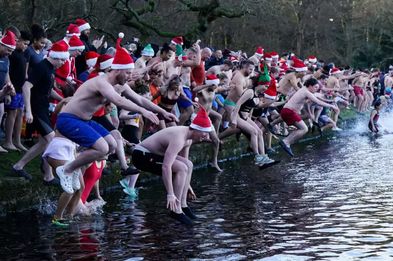 Frosty Festive Plunges & Royal Glimpses: UK's Christmas Day Traditions