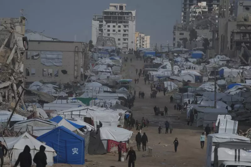 Gaza Camps Flooded by Freezing Rain as Displaced Palestinians Face Hypothermia Deaths
