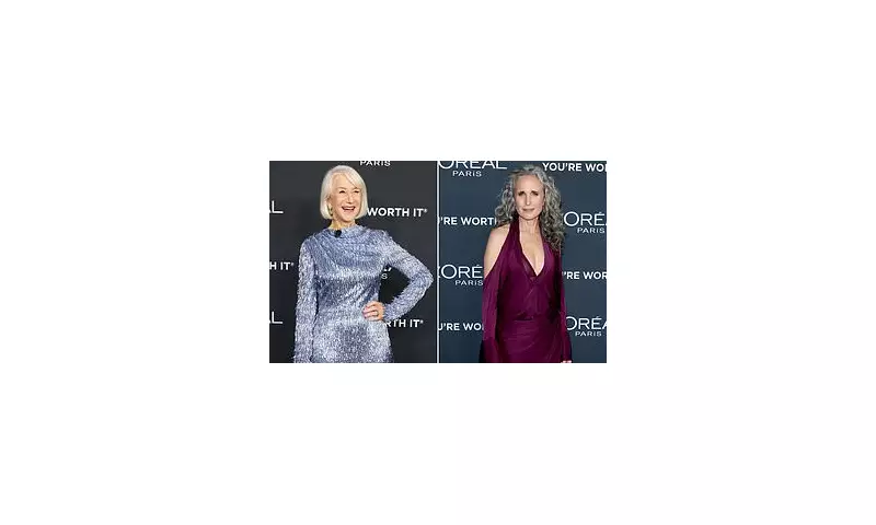 Helen Mirren and Andie MacDowell Champion Grey Hair at L'Oreal Paris Event