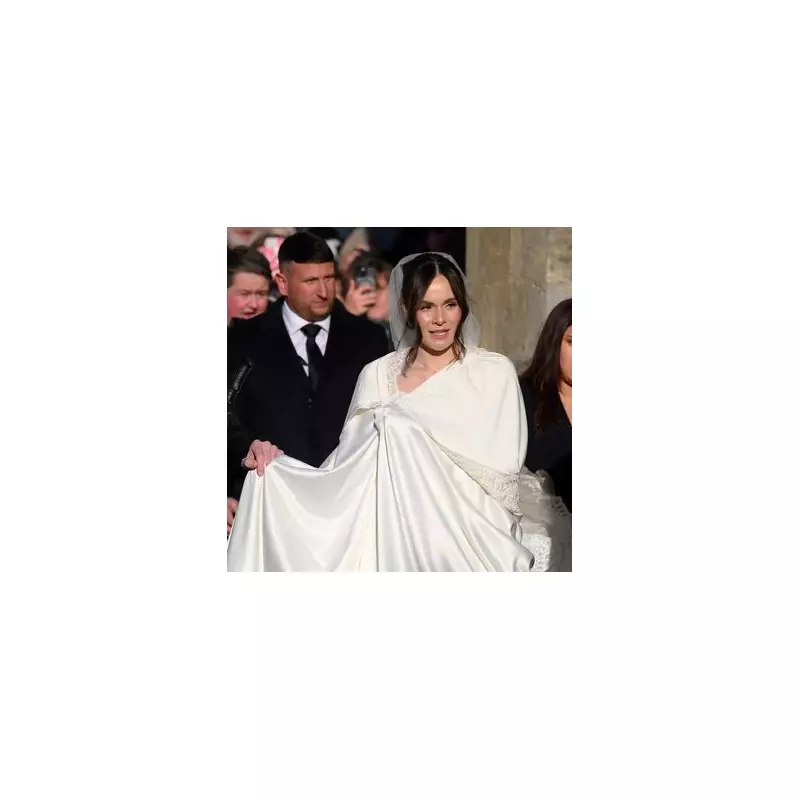 Holly & Tana Ramsay's Sweet Wedding Detail: Matching Shoes at Adam Peaty Nuptials