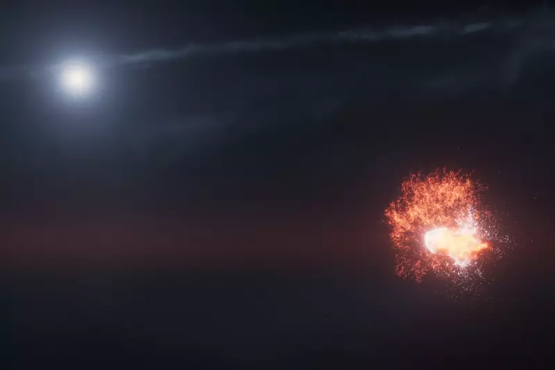 Hubble Solves Cosmic Mystery: Captures Aftermath of Two Rare Planetary Collisions