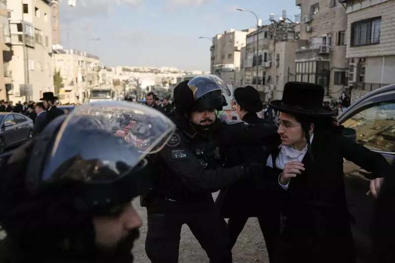 Jerusalem Clash: 13 Officers Injured, 4 Arrested in Ultra-Orthodox Protest