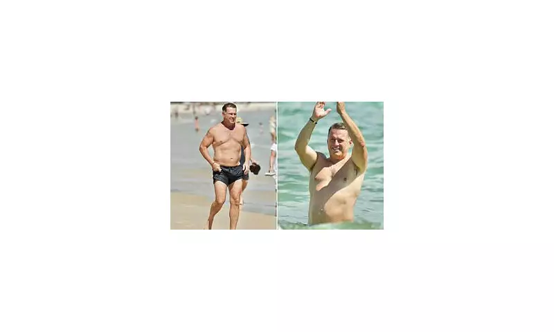 Karl Stefanovic Shows Off Dramatic Weight Loss on Noosa Beach Day