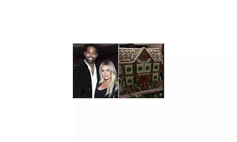 Khloe Kardashian & Tristan Thompson Romance Rumours Reignited by Christmas Gingerbread House
