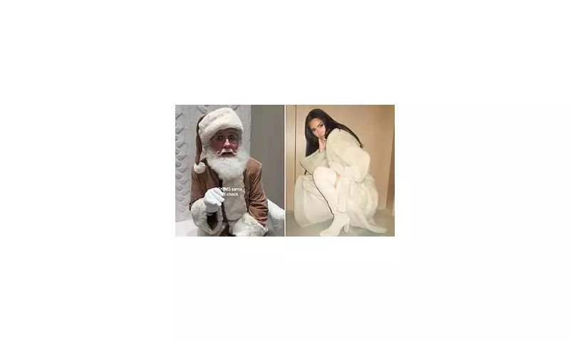 Kim Kardashian's Beige SKIMS Santa Sparks Festive Fury and Ozempic Jokes