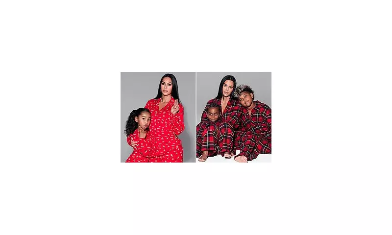 Kim Kardashian's Festive Family Post Sparks Questions Over North's Absence
