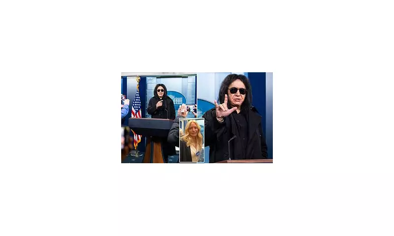 Kiss Star Gene Simmons Crashes White House Briefing to Champion Musicians' Rights
