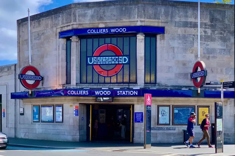Knife Fight at Colliers Wood Tube Station: Man Injured, One Arrested