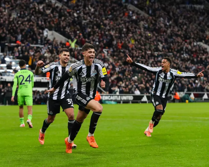 Lewis Miley's 93rd-Minute Winner Sends Newcastle into Carabao Cup Semi-Finals