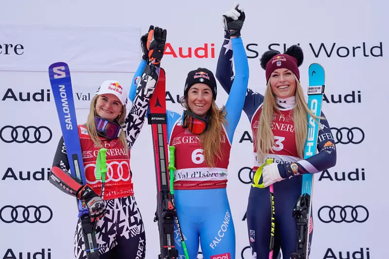 Lindsey Vonn Claims Fourth Podium in Five Races with Val d'Isere Super-G Third