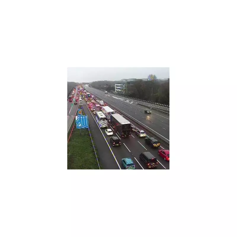 M4 Traffic Chaos: Three Lanes Closed After Crash Between J12 and J11