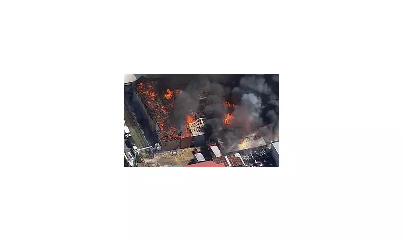 Major Fire Engulfs Timber Factory in Greenacre, 50 Firefighters Respond
