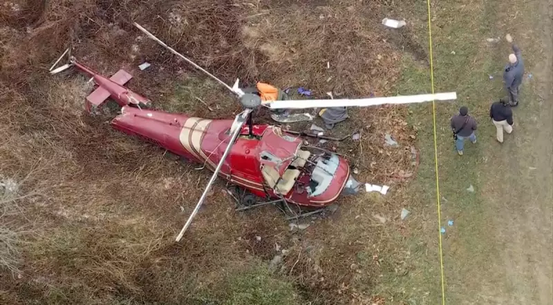 One Dead, One Critical After Mid-Air Helicopter Crash in New Jersey