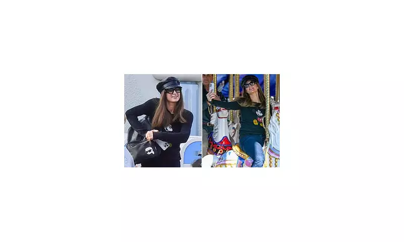 Paris Hilton's Disneyland Disguise: Blonde Bombshell Goes Brunette for Family Day Out