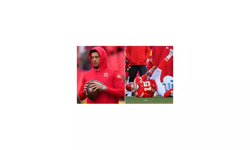 Patrick Mahomes' Stunning 90-Degree Knee Bend Days After ACL & LCL Surgery