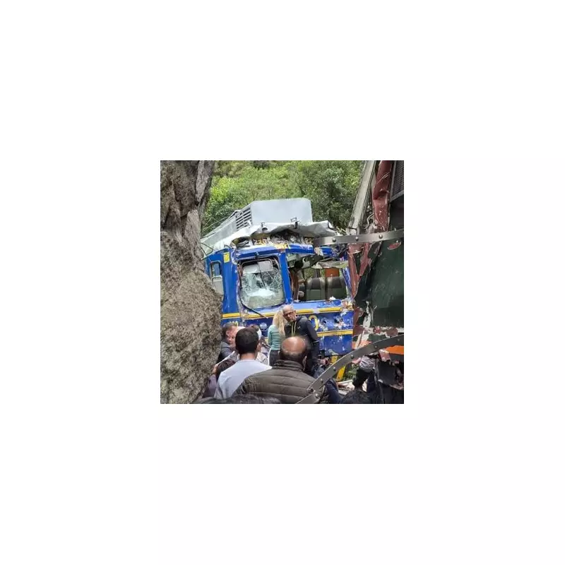 Peru Train Crash: 15 Injured in Head-On Collision Near Machu Picchu