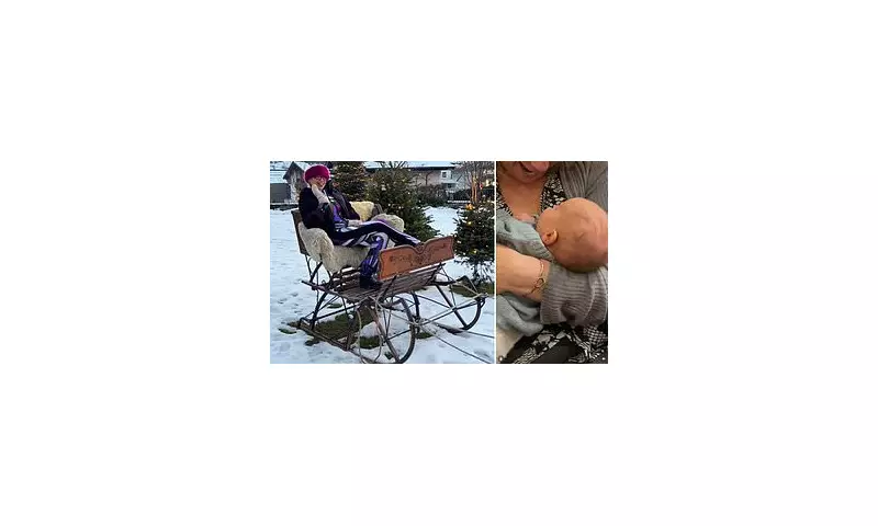 Pixie Lott Shares Baby's First Austrian Christmas in Snowy Chalet